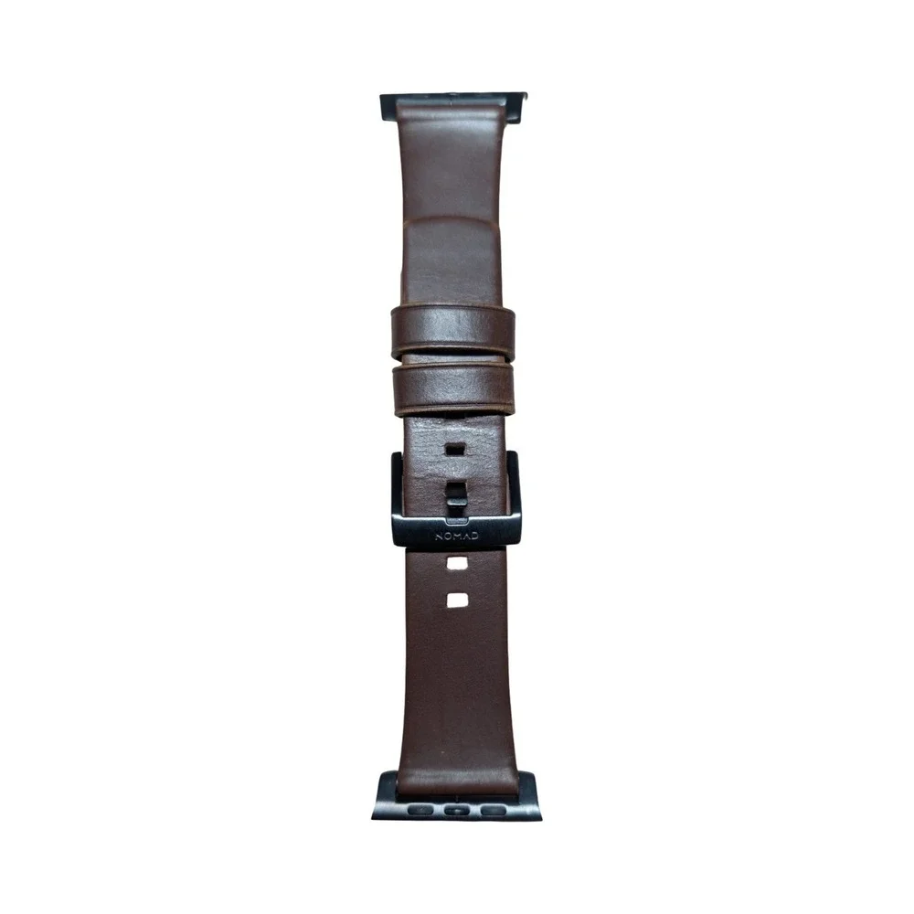 21-V Nomad Modern Band Leather Apple Watch 1-9 Series, Ultra 1-2, SE 44/45/49mm